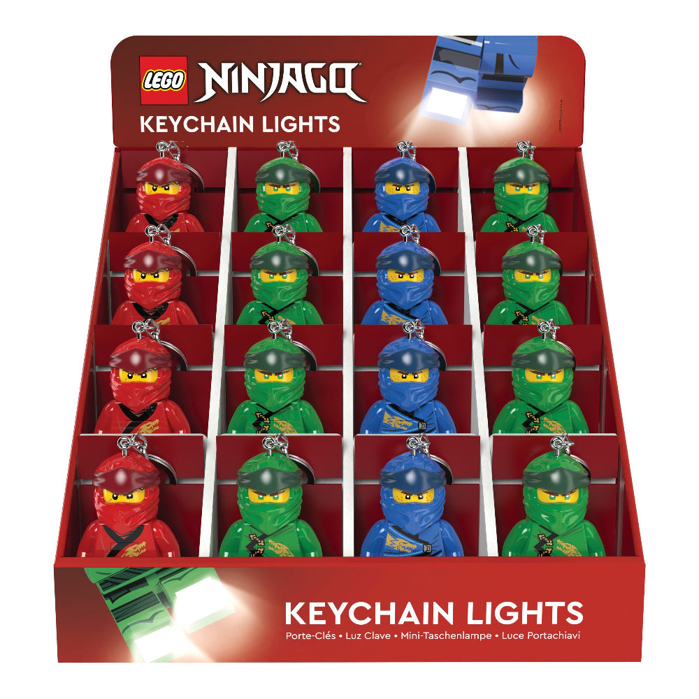 LEGO® NINJAGO® Keychain Light CDU 16 Piece