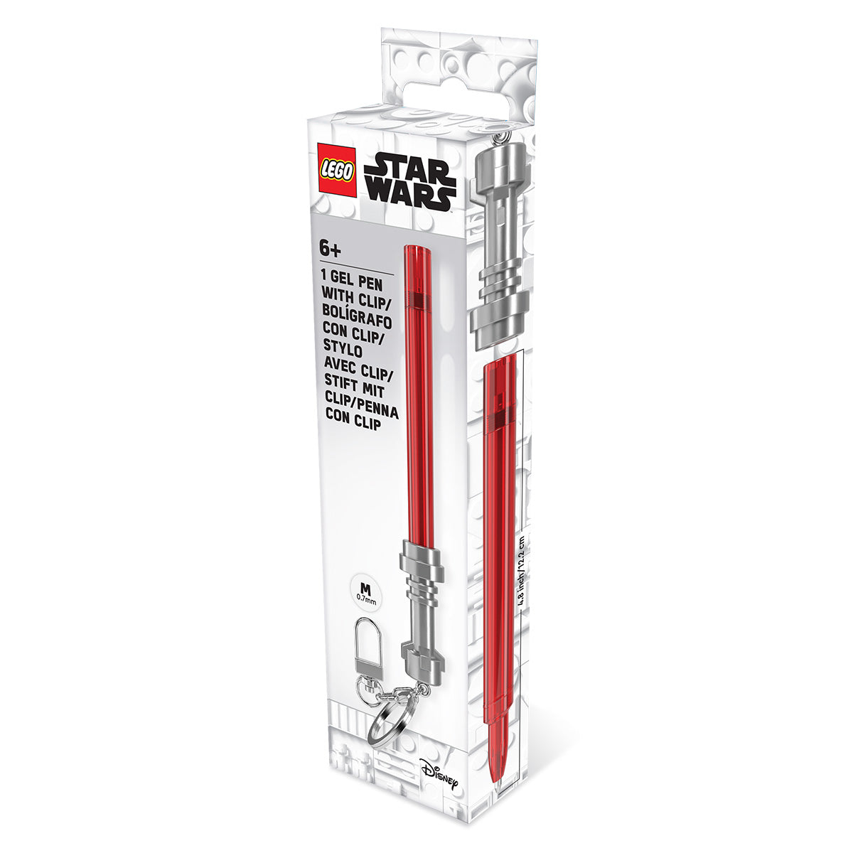 LEGO® STAR WARS™ Lightsaber™ Gel Pen with Clip Red