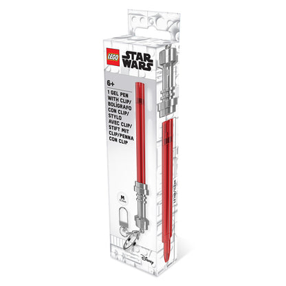 LEGO® STAR WARS™ Lightsaber™ Gel Pen with Clip Red
