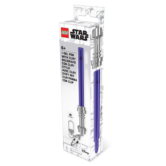 LEGO® STAR WARS™ Lightsaber™ Gel Pen with Clip Purple