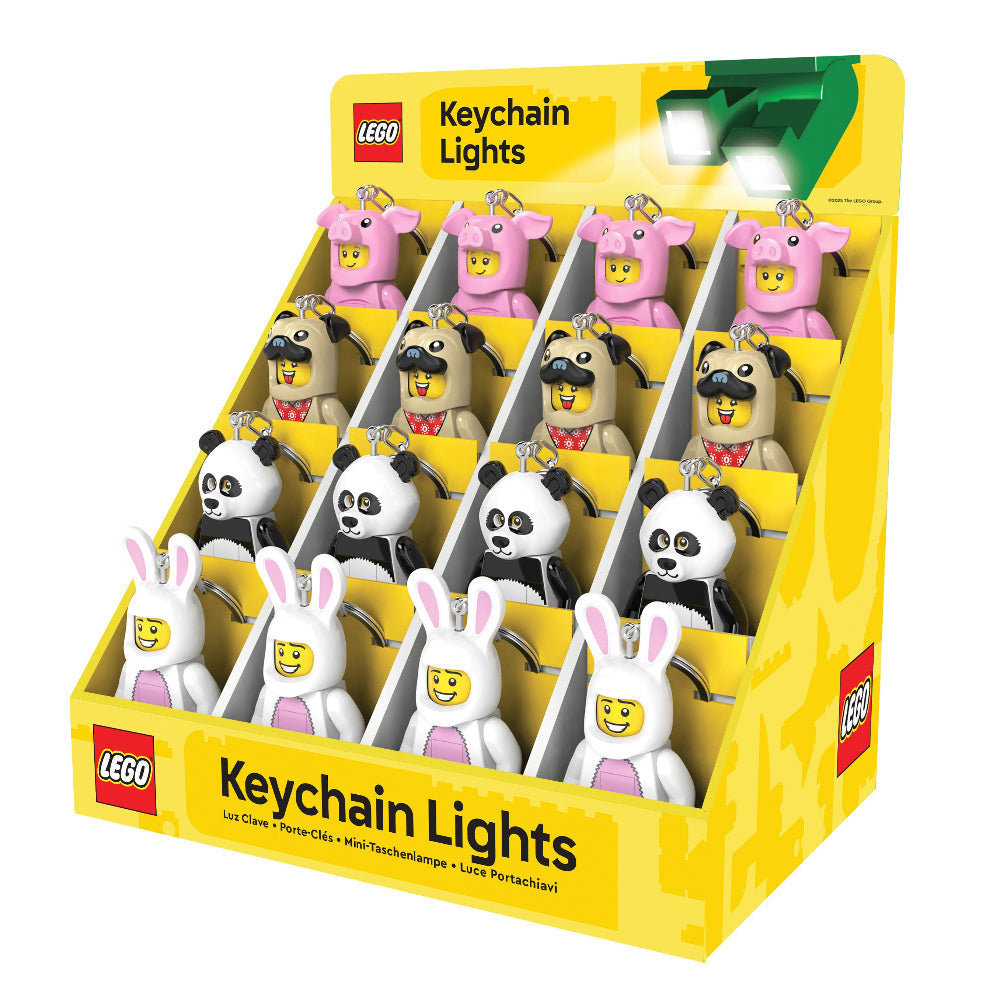 LEGO® Minifigures™ Keychain Light CDU 16 Piece Animals
