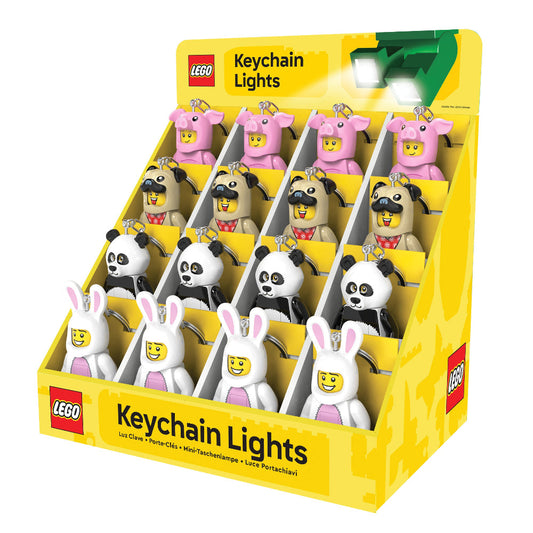 LEGO® Minifigures™ Keychain Light CDU 16 Piece Animals