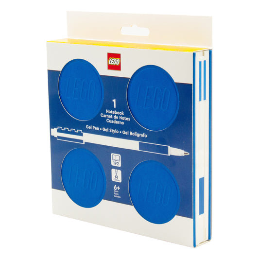 LEGO® Notebook with Gel Pen Square Blue-EUDR