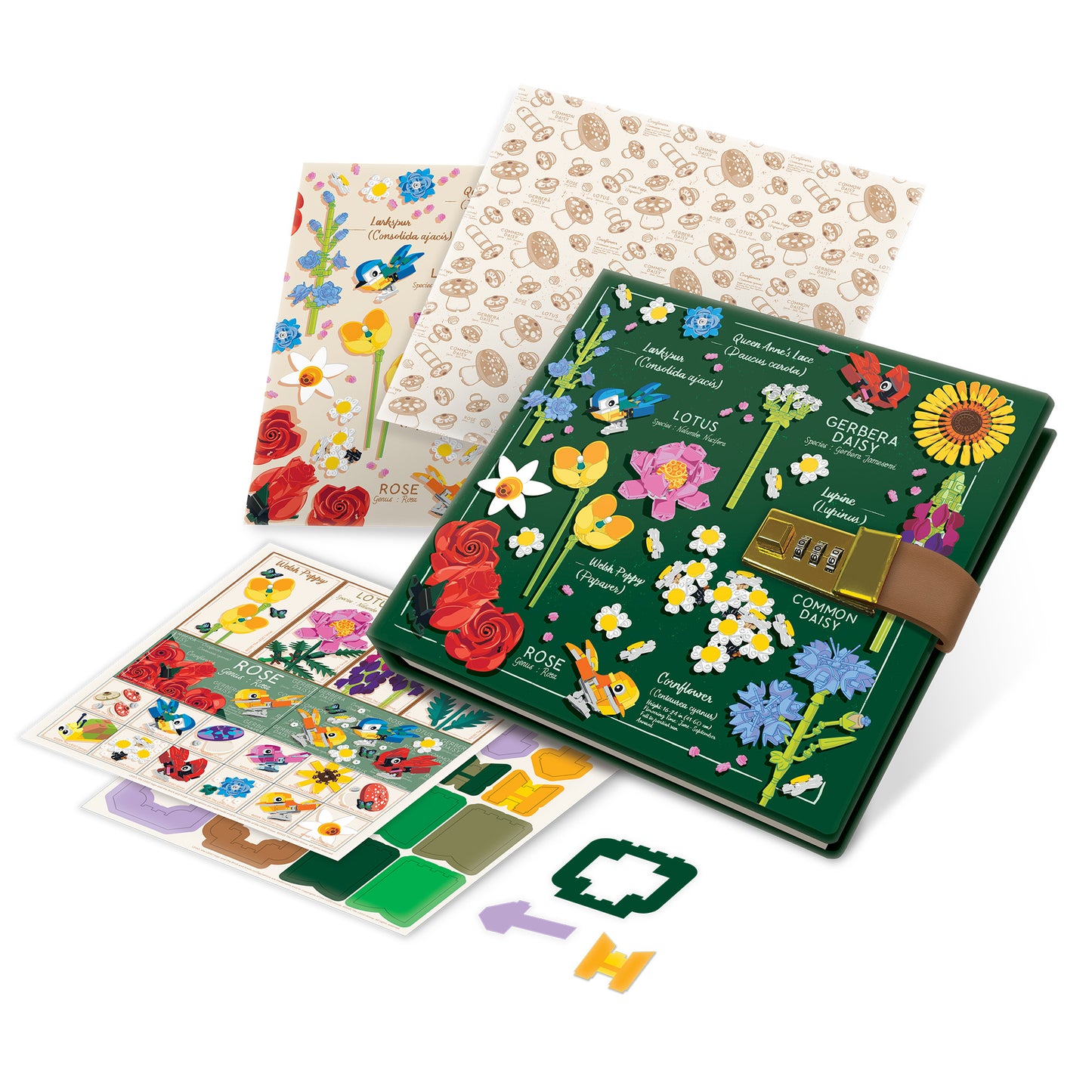 LEGO® Combination Lock Diary Set Botanical-EUDR