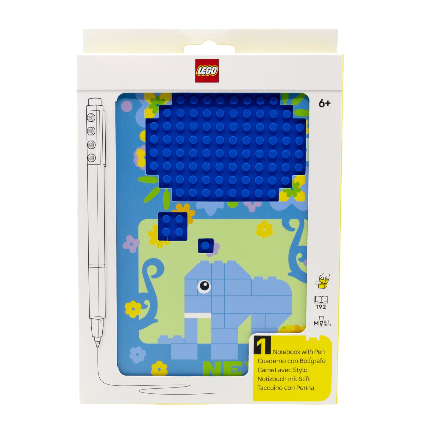 LEGO® Reclaim & Recycle Notebook and Gel Pen Elephant-EUDR