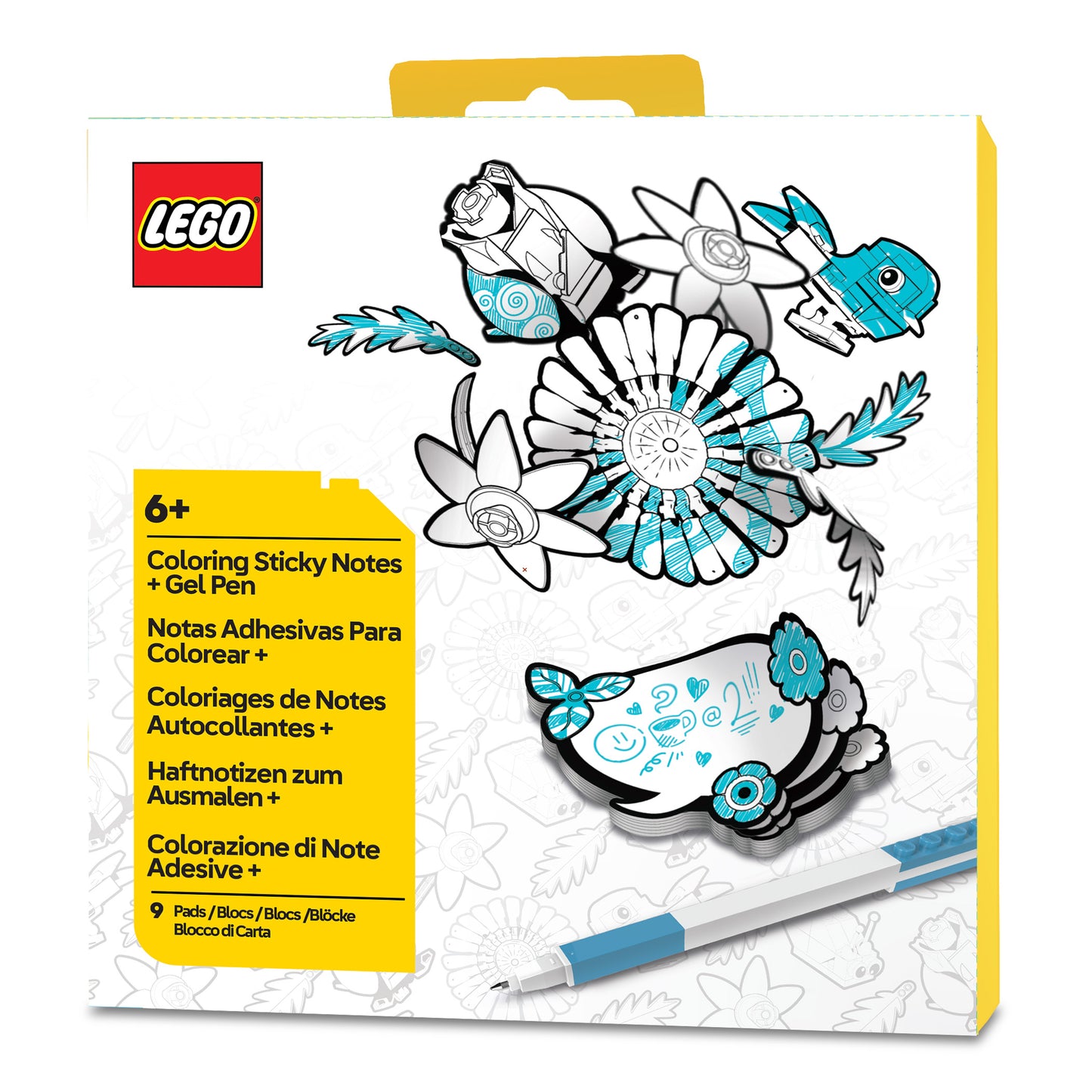 LEGO® Sticky Notes and Gel Pen Set Botanicals-EUDR