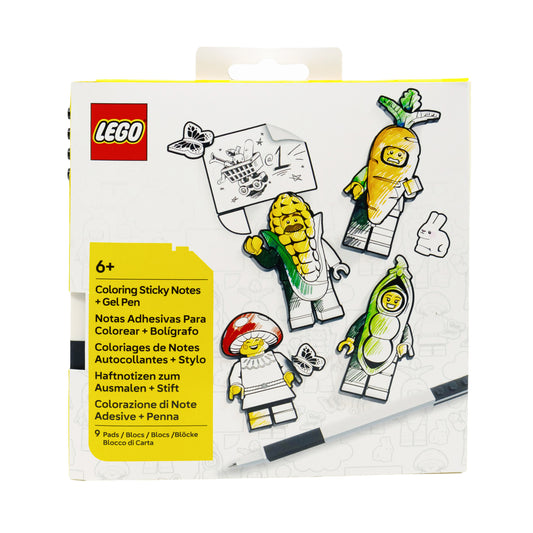 LEGO® Minifigures™Sticky Notes and Gel Pen Set Farmers Market-EUDR