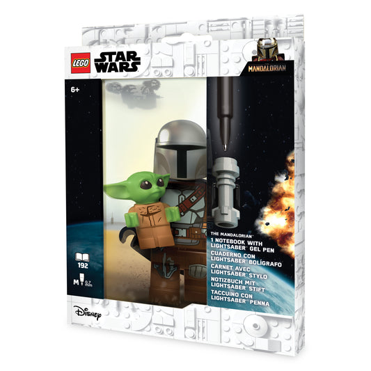 LEGO® STAR WARS™ The Mandalorian™ Notebook & DARKSABER™ Gel Pen-EUDR