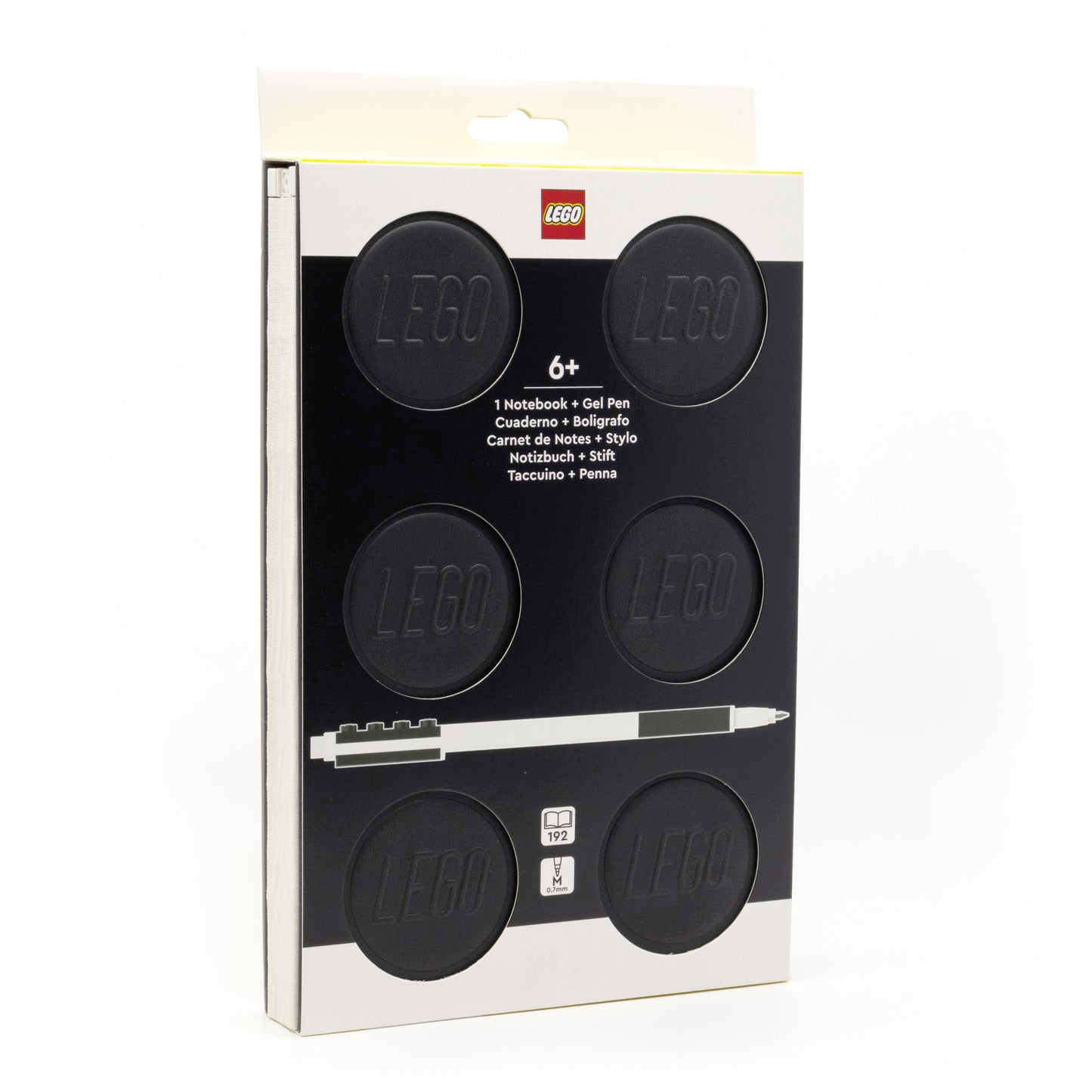 LEGO® Notebook with Gel Pen 2x3 Black