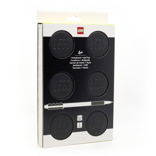 LEGO® Notebook with Gel Pen 2x3 Black