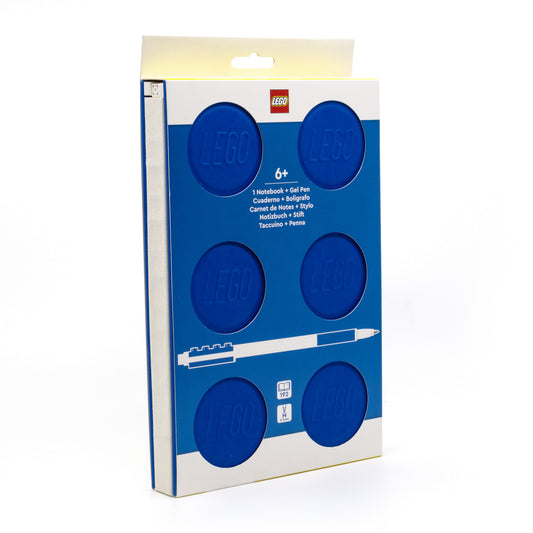 LEGO® Notebook with Gel Pen 2x3 Blue
