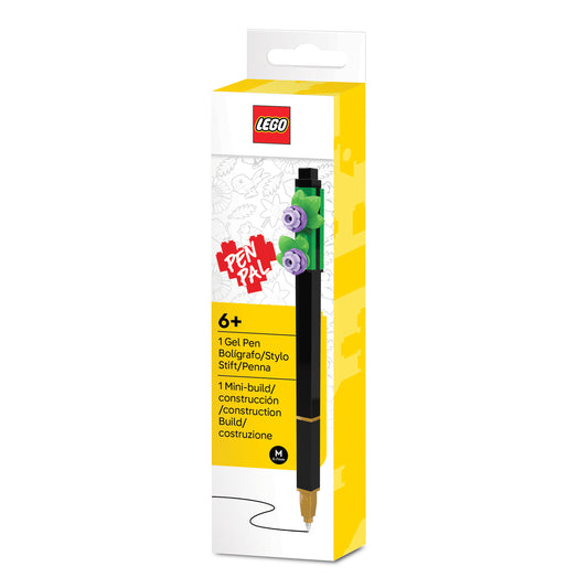 LEGO® Pen Pal Gel Pen with Building Toy Botanicals Lavender