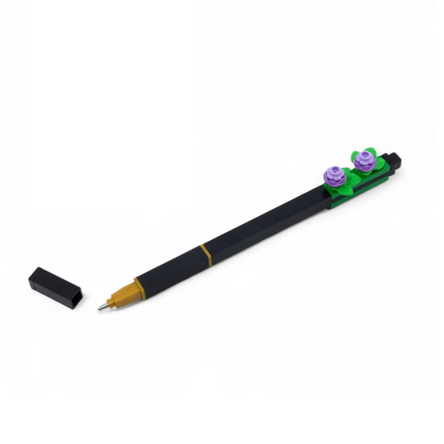 LEGO® Pen Pal Gel Pen with Building Toy Botanicals Lavender