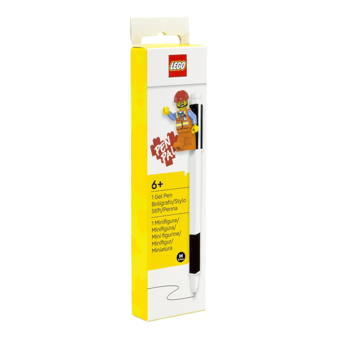 LEGO® Pen Pal Gel Pen with Minifigure Black