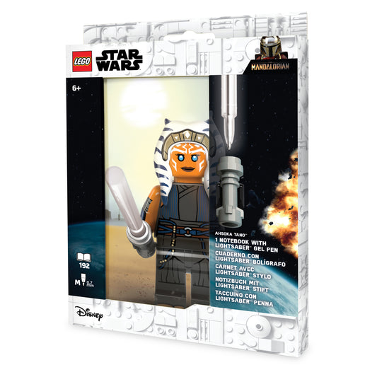 LEGO® STAR WARS™ The Mandalorian™ Ahsoka Tano ™ Journal Set  with Lightsaber™ Gel Pen-EUDR