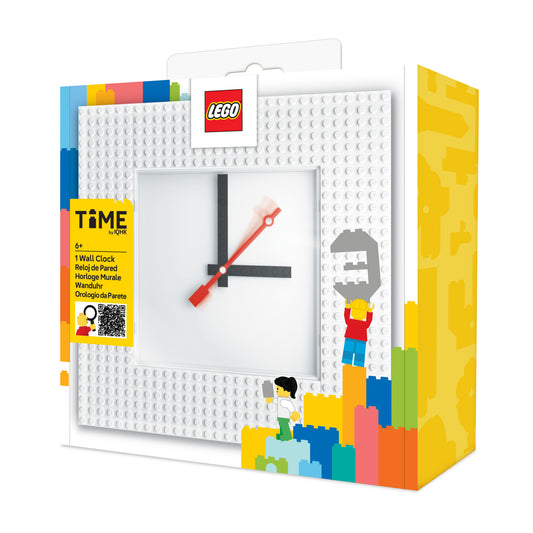 LEGO® TIME by IQHK MOC Wall Clock White