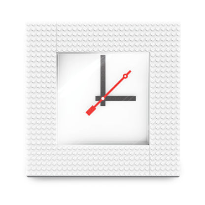 LEGO® TIME by IQHK MOC Wall Clock White