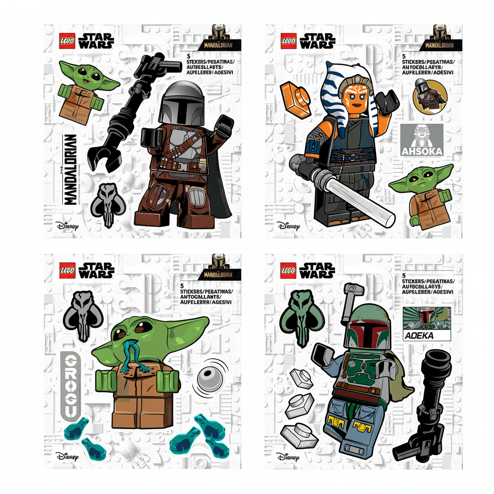 53804P LEGO® STAR WARS™ The Mandalorian™ Sticker Assortment