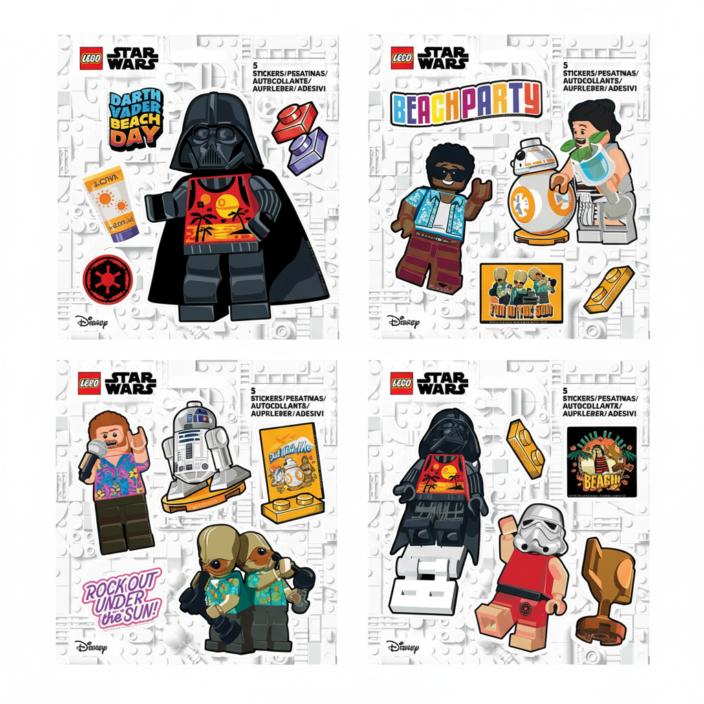 53805P LEGO® STAR WARS™ Sticker Assortment Vacation
