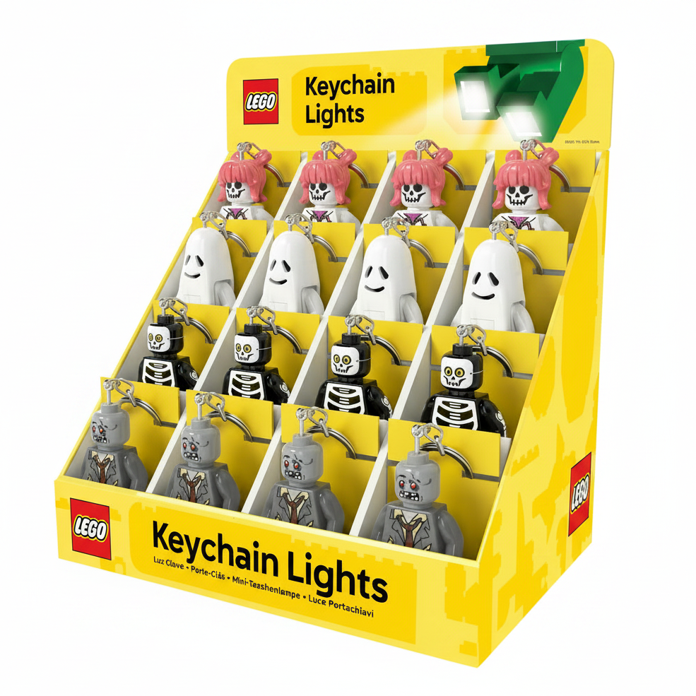 LEGO® Minifigures™ Keychain Light CDU Halloween