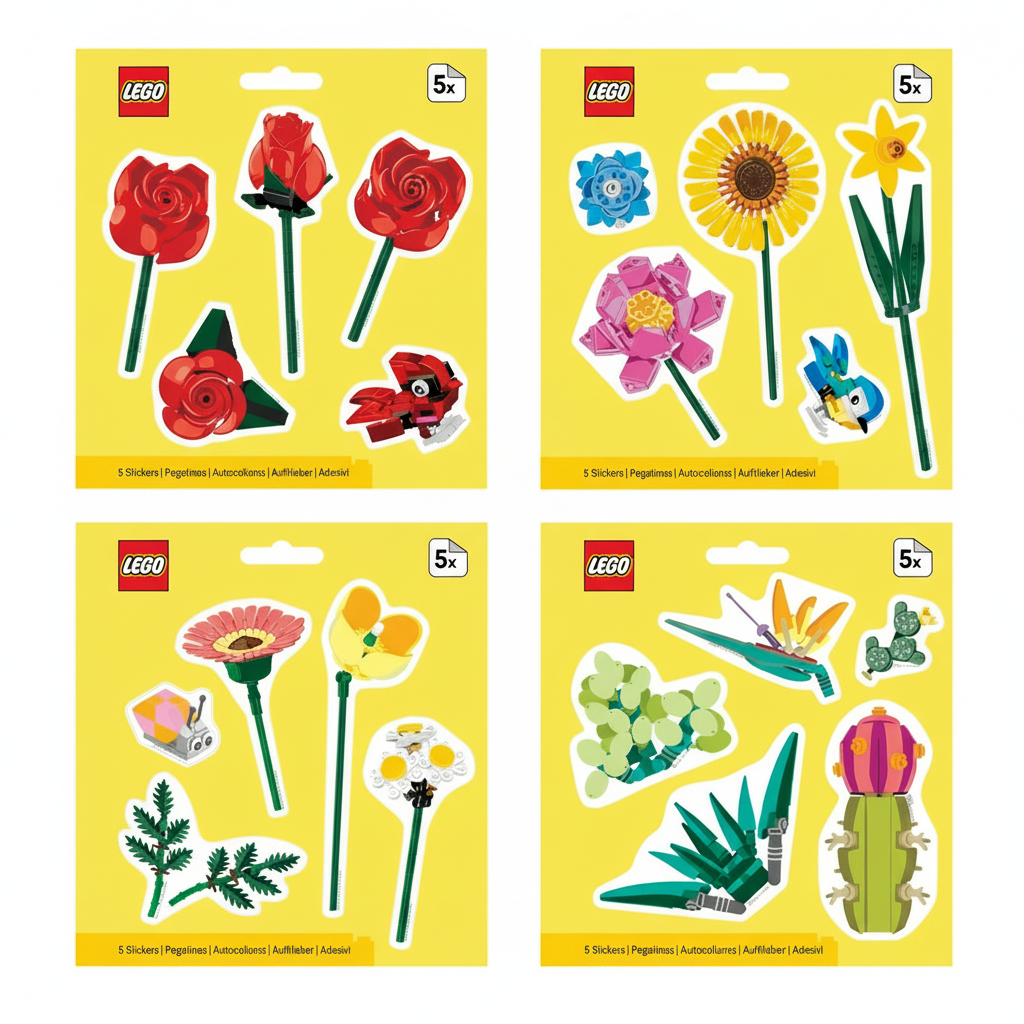 53861P LEGO® Botanicals™ Sticker Assortment