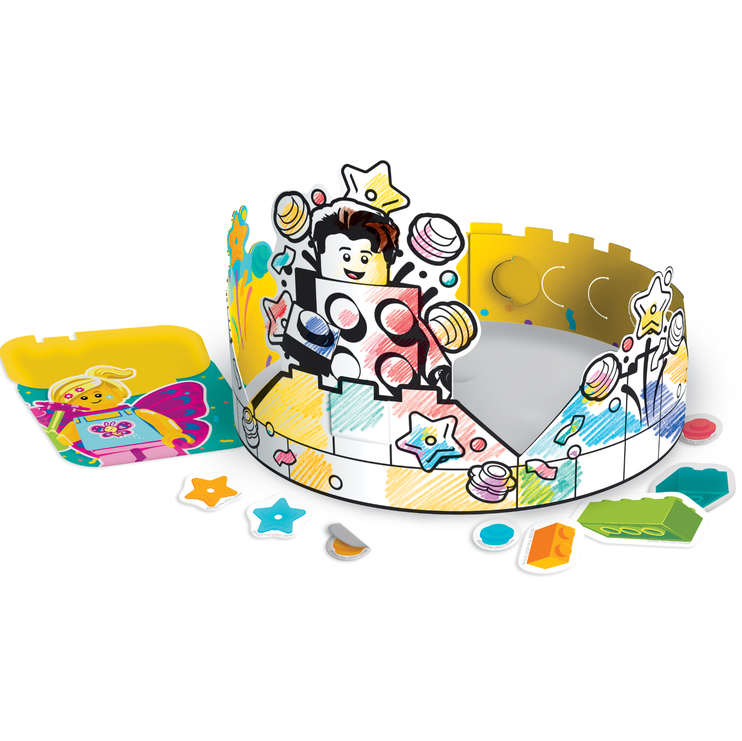 LEGO® Minifigures™ Coloring Creativity Set Birthday