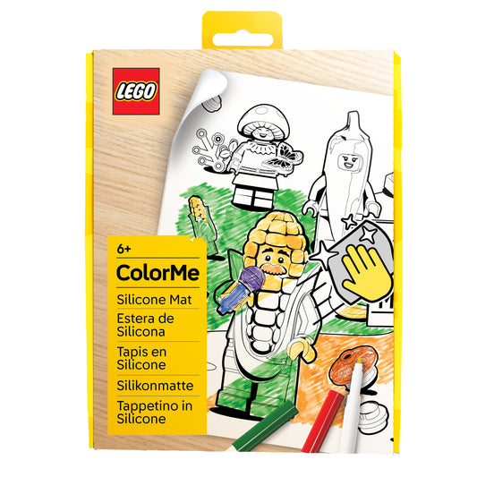 LEGO® Minifigures™ Color Me Silicone Mat and Markers - Farmer Market