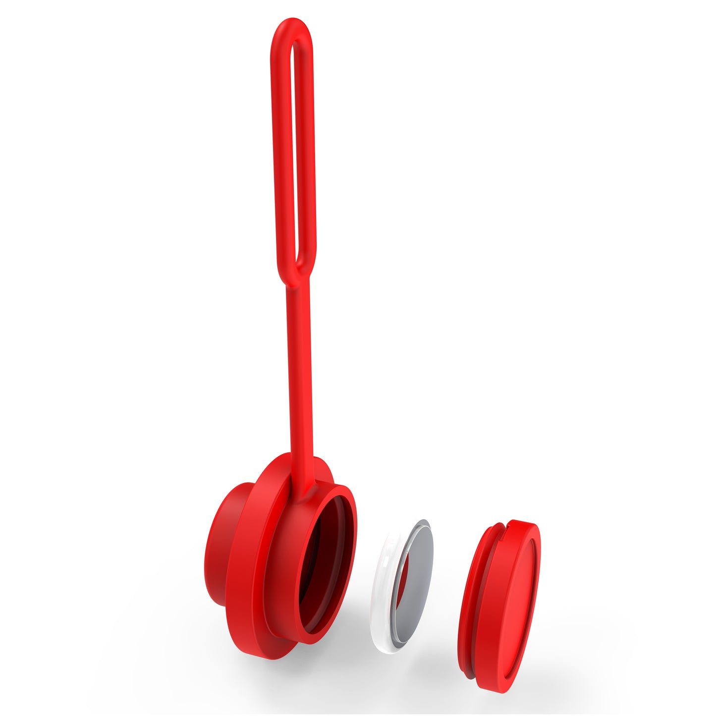 LEGO® AirTag Holder 1x1 Round Red