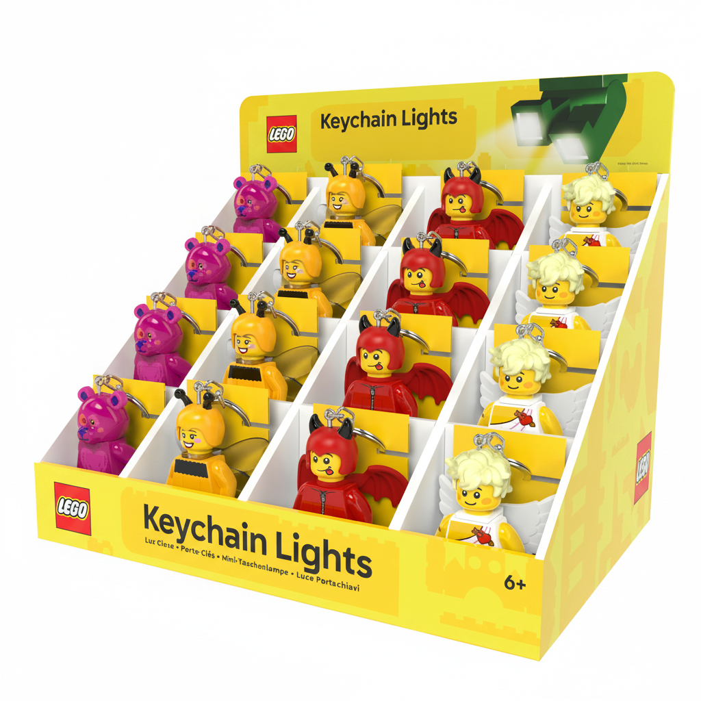 LEGO® Minifigures™ Keychain Light CDU Valentine's Day