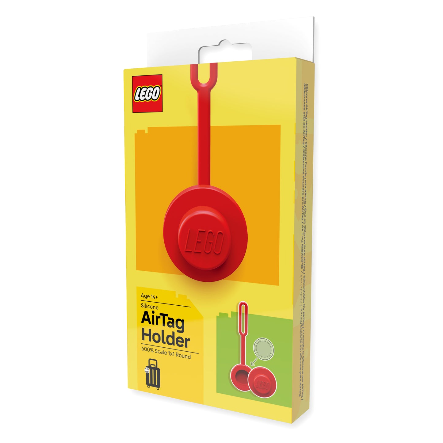 LEGO® AirTag Holder 1x1 Round Red