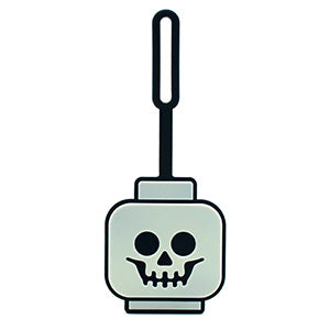 LEGO® Minifigures™Bag Tag Skeleton Head Glow-in-the-Dark