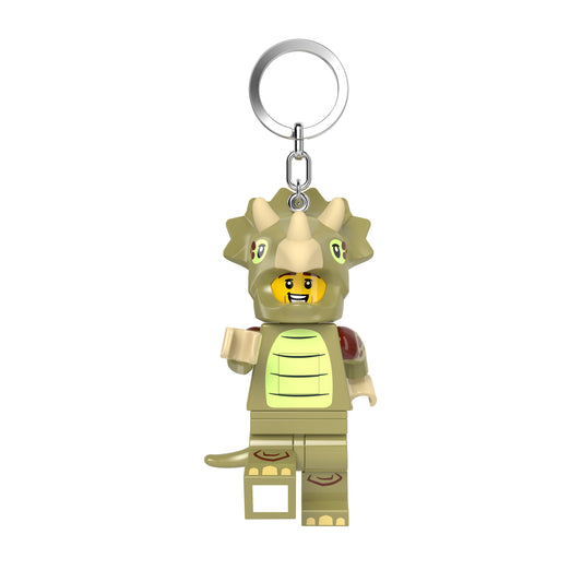 LEGO® Minifigures™ Keychain Light Triceratops Costume Fan