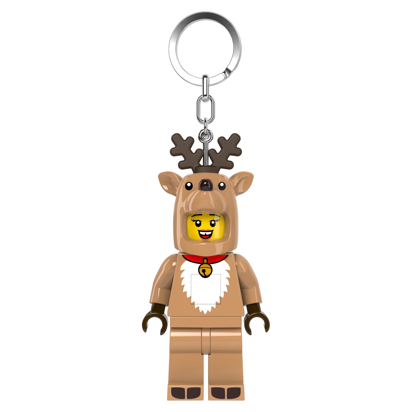 LEGO® Minifigures™ Keychain Light Reindeer Costume Girl