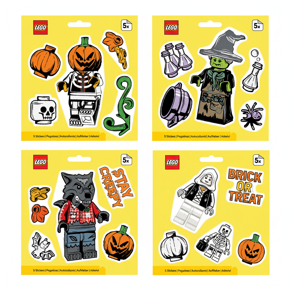 53859P LEGO® Sticker Halloween Assortment